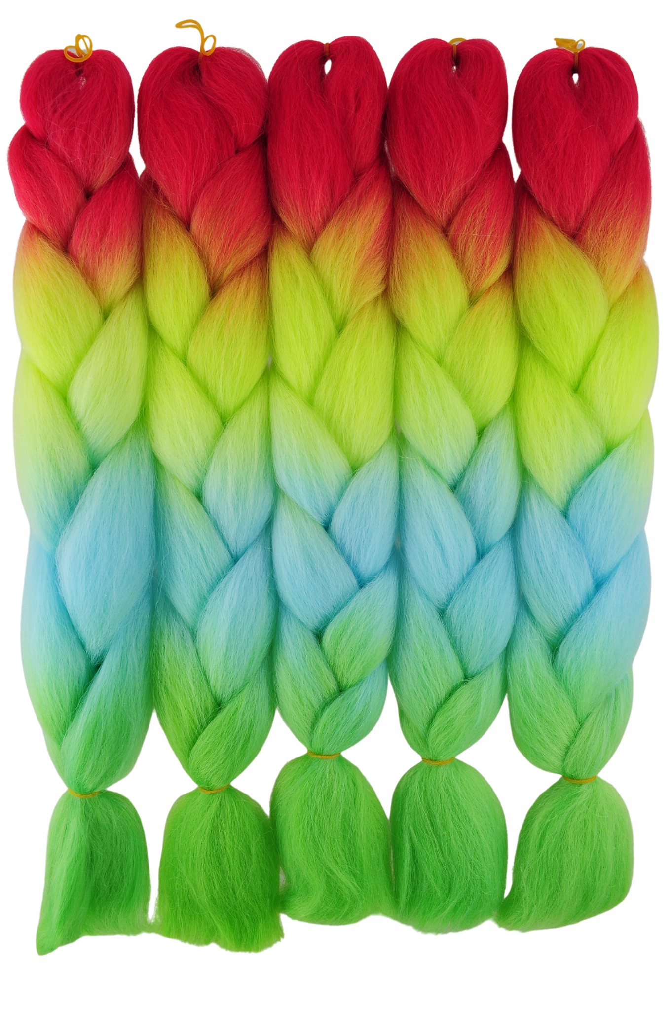 WŁOSY SYNTETYCZNE KOLOROWE WARKOCZYKI OMBRE 4-19Z Marka Smart Colours