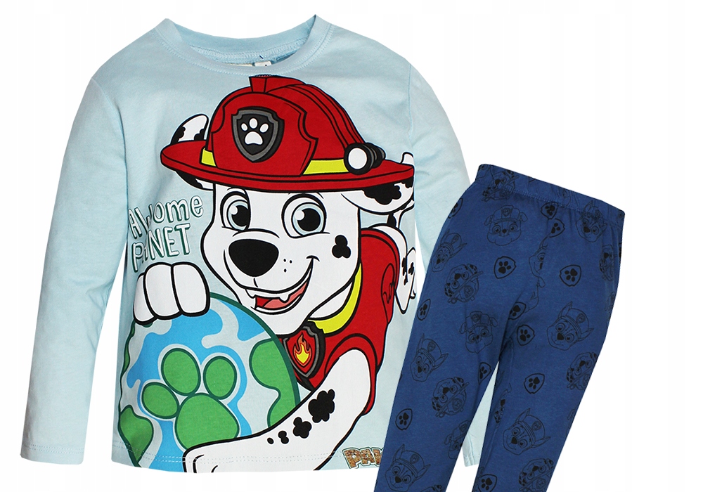 

Psi Paw Patrol Piżama Dziecięca Długi Rękaw 116