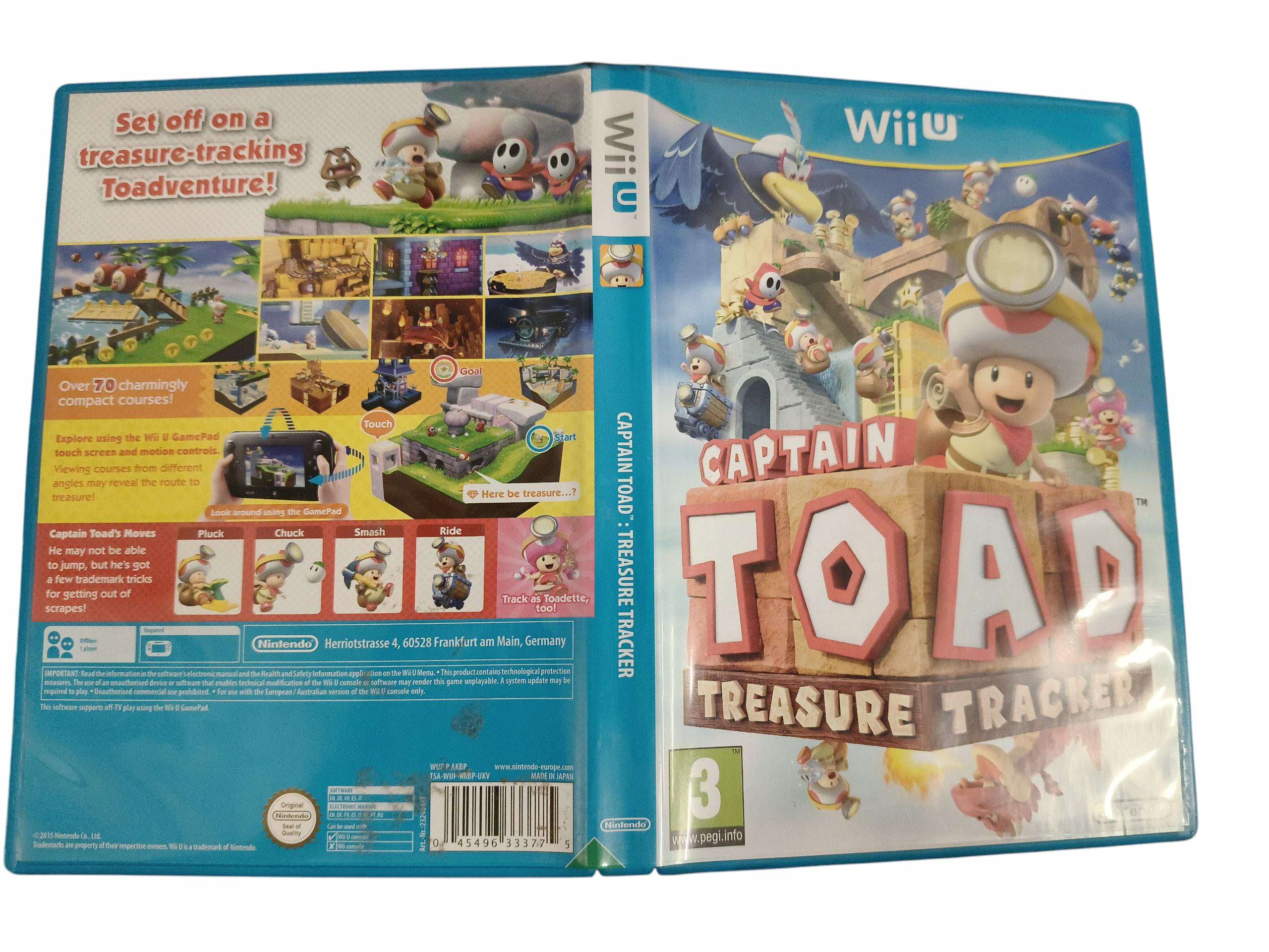 Wii U Switch Toad Game Captain Toad: Treasure Tracker (for Wii U