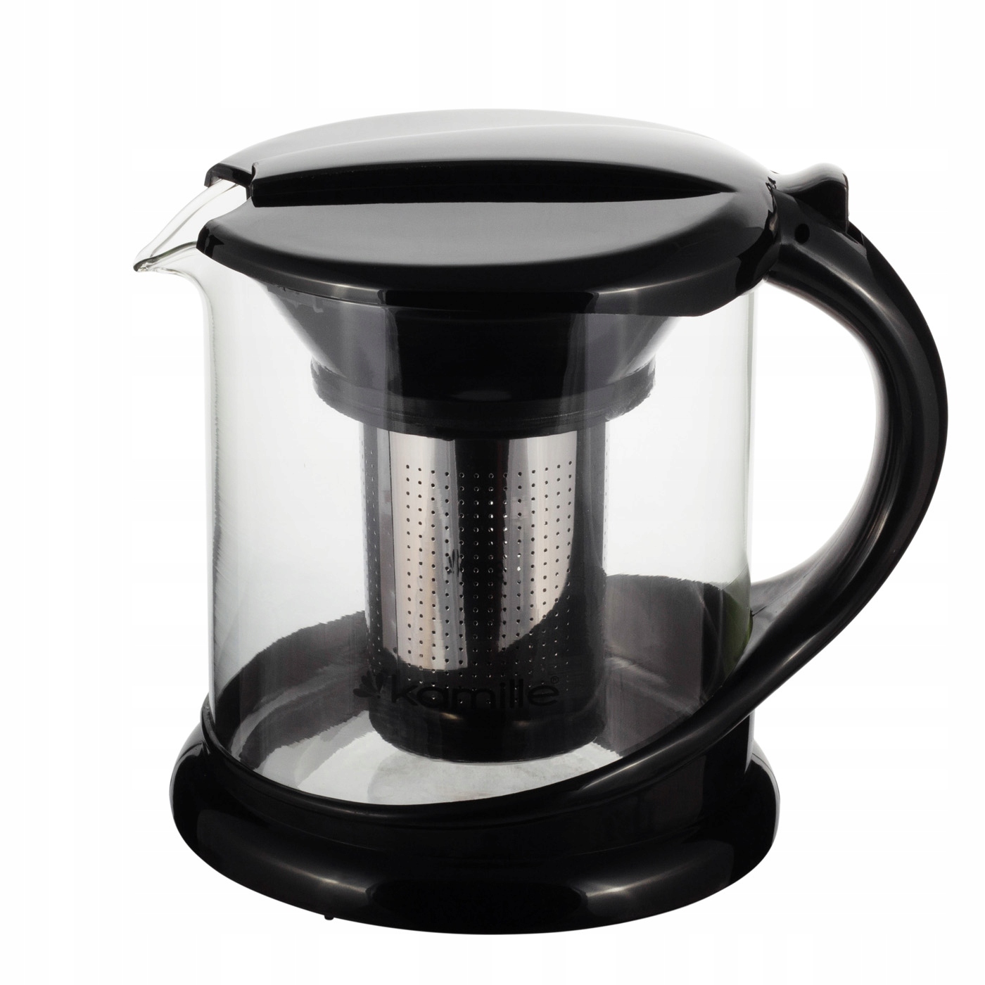 SZKLANY ZAPARZACZ HERBATY ZIÓŁ DZBANEK KAMILLE Materiał szkło