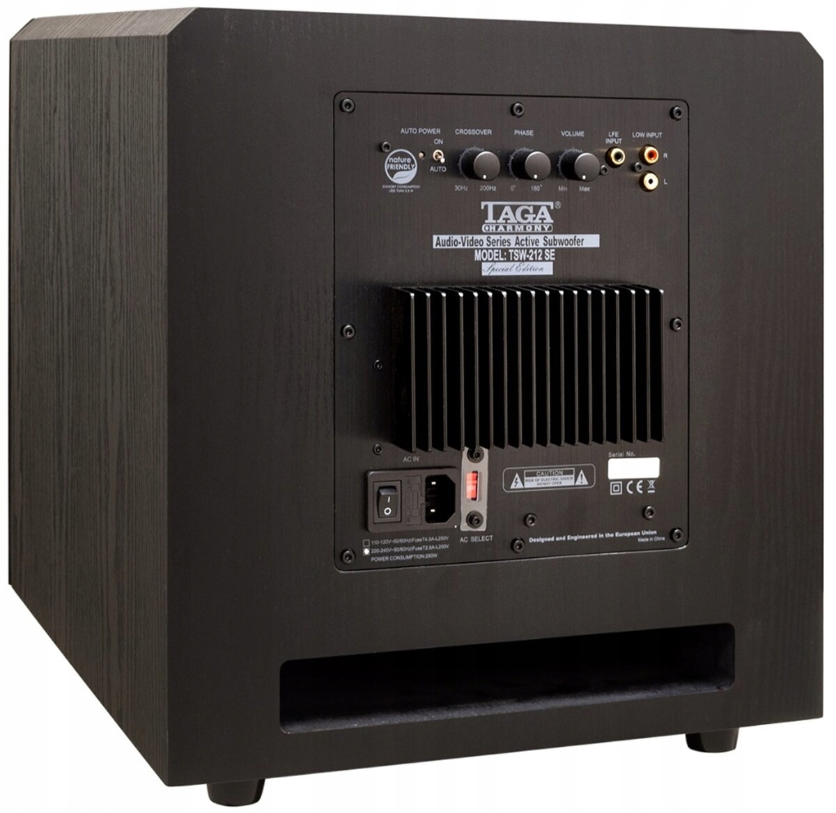 Subwoofer TAGA HARMONY TSW-212 SE 240W Czarny Model TSW-212 SE