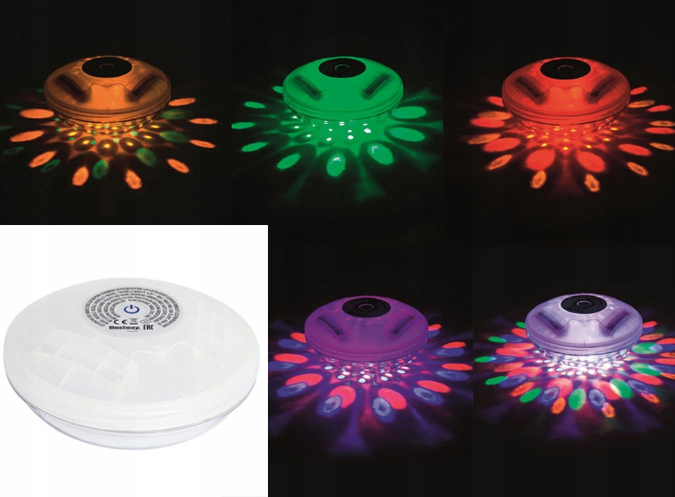 BASENOWA LAMPKA LED PŁYWAJĄCA LAMPA DO BASENU OCZKA FONTANNY WODOODPORNA