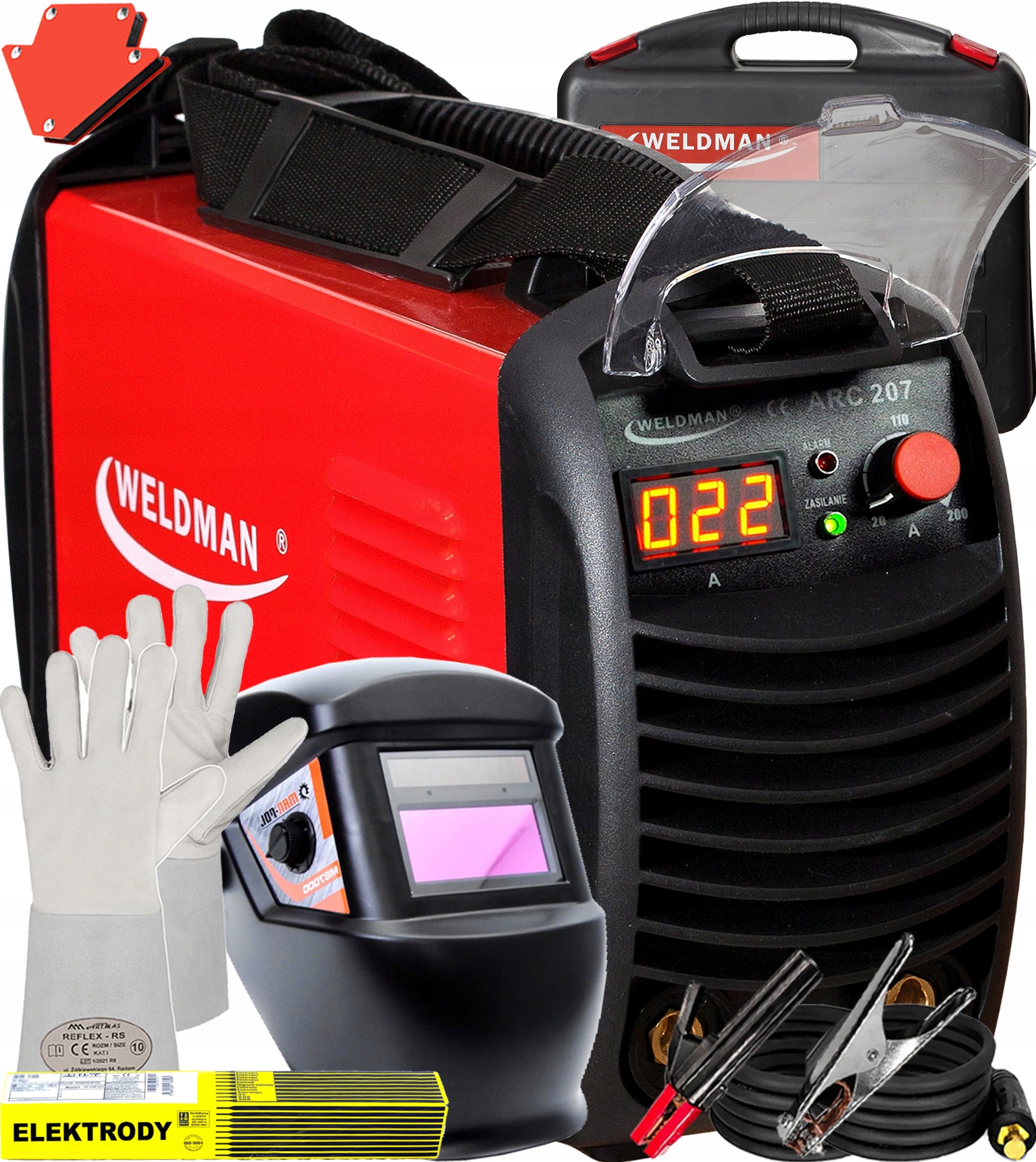 Spawarka Inwertorowa 200A Weldman Arc 207 Mma Tig