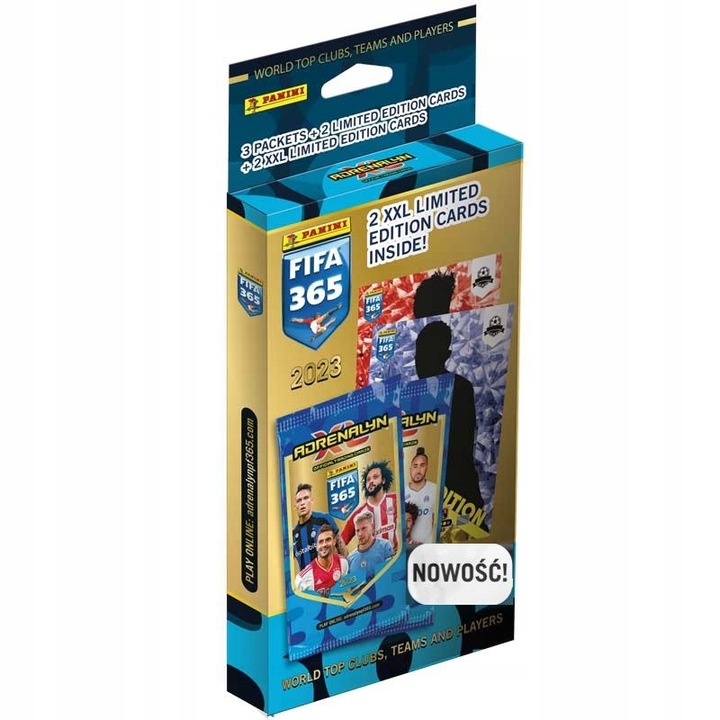 

Blister Premium Gold Fifa 365 Adrenalyn XL 2023