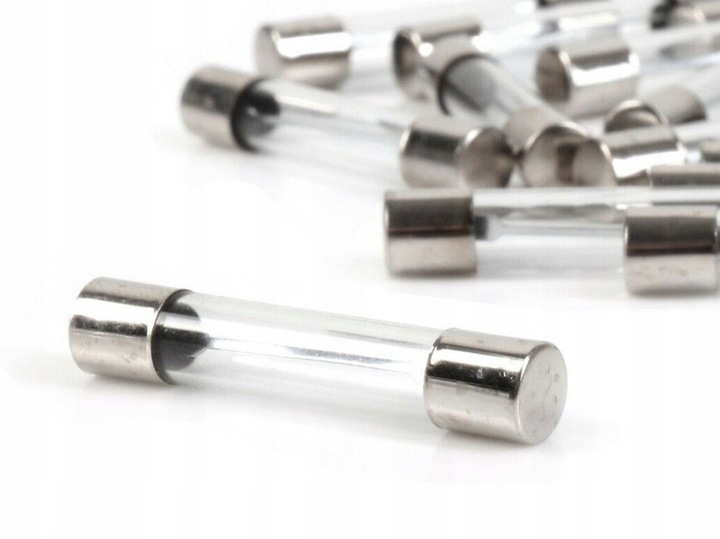 BEZPIECZNIKI 30mm SAMOCHODOWE TOPIKOWE SZKLANE 5-30A ZESTAW 120 SZT PUDEŁKO Natężenie Zestaw mieszany