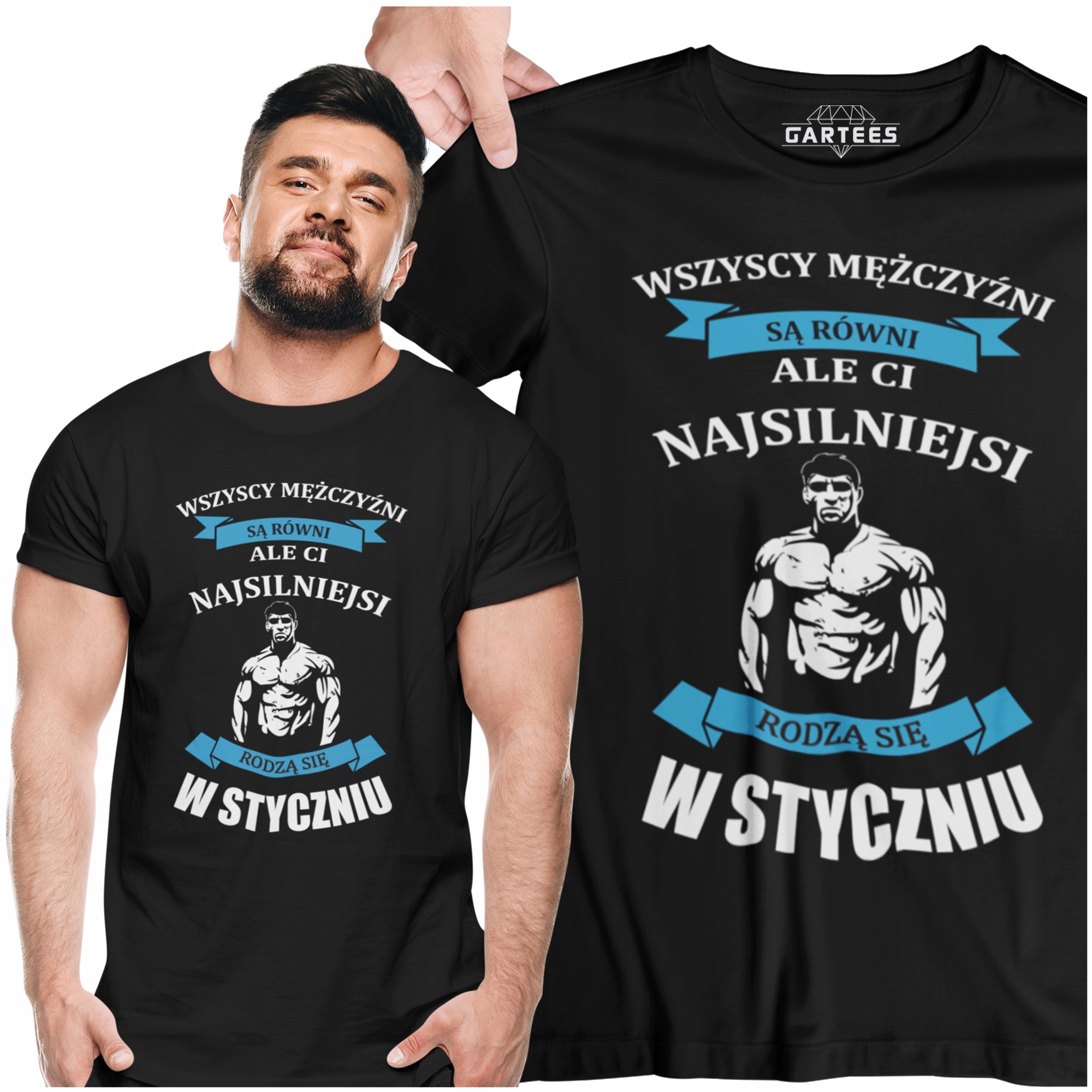 

Koszulka Męska Dla Najsilniejszych Facetów Prezent