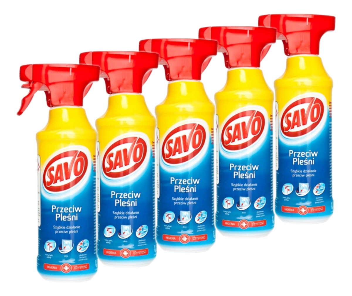 Savo Přípravek na odstraňování plísní na stěny 5x500 ml