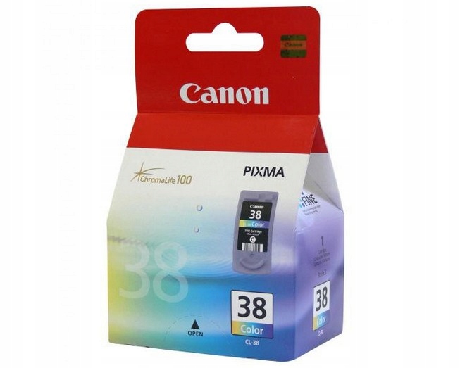 Tusz Canon CL-38 2146B001 9ml Cmy Oryginał iP1800 1900 2500 2600 MP140 190