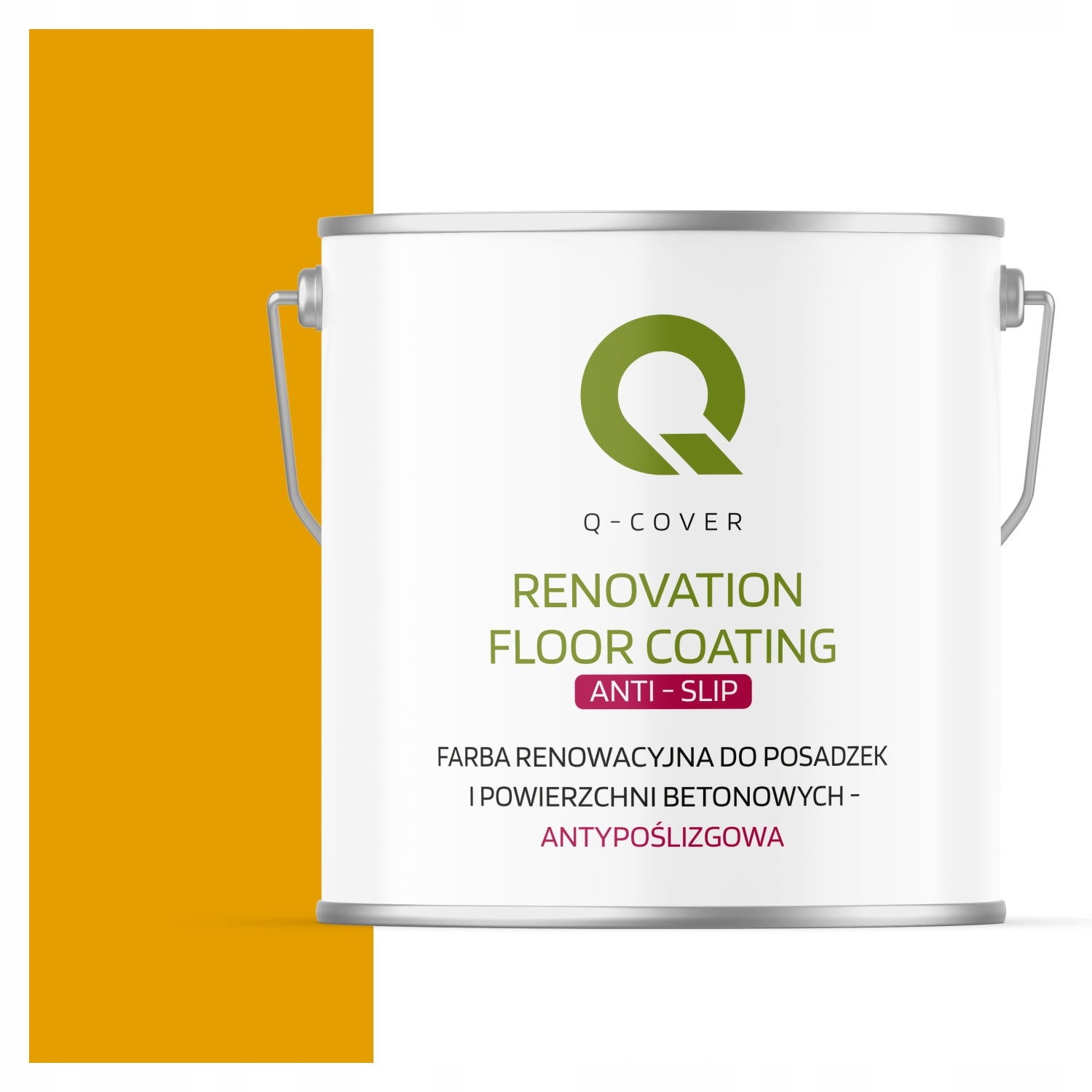 Protišmyková Farba Na Renováciu Betónu V Garáži 5 L Žltá Zlatá Ral 1004 Uv