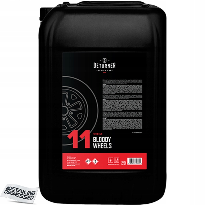 DETURNER BLOODY WHEELS 25L zabrudzenia metaliczne