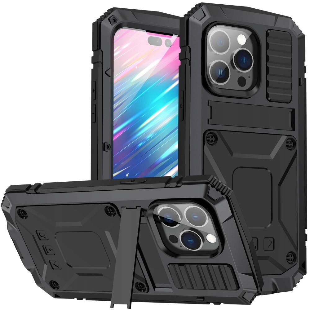 Pouzdro R-just Case Armored Pouzdro Sklo pro iPhone 14 Pro