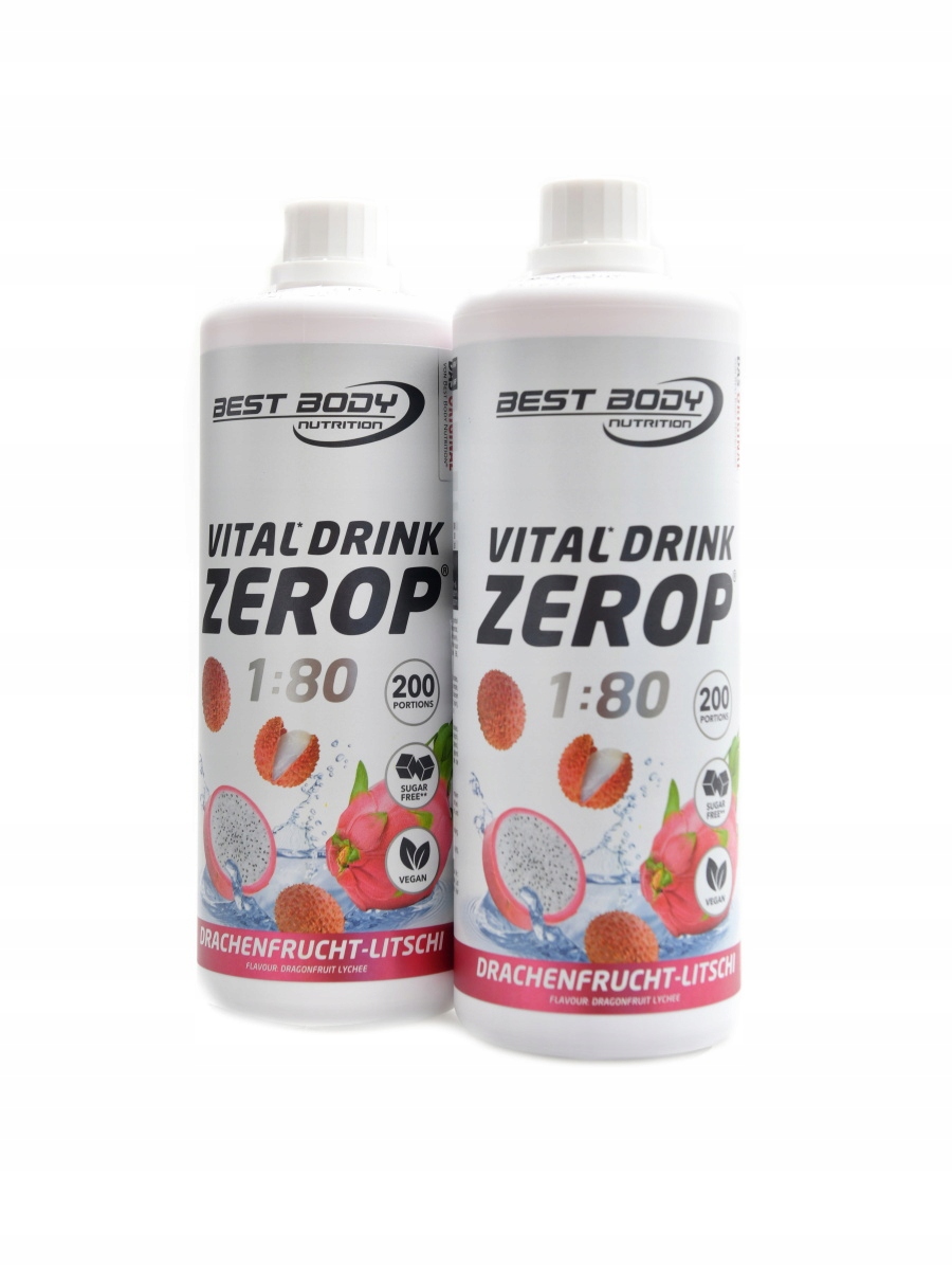 Levně Vital drink Zerop 2 x 1000 ml dračí ovoce s lichi Duopack