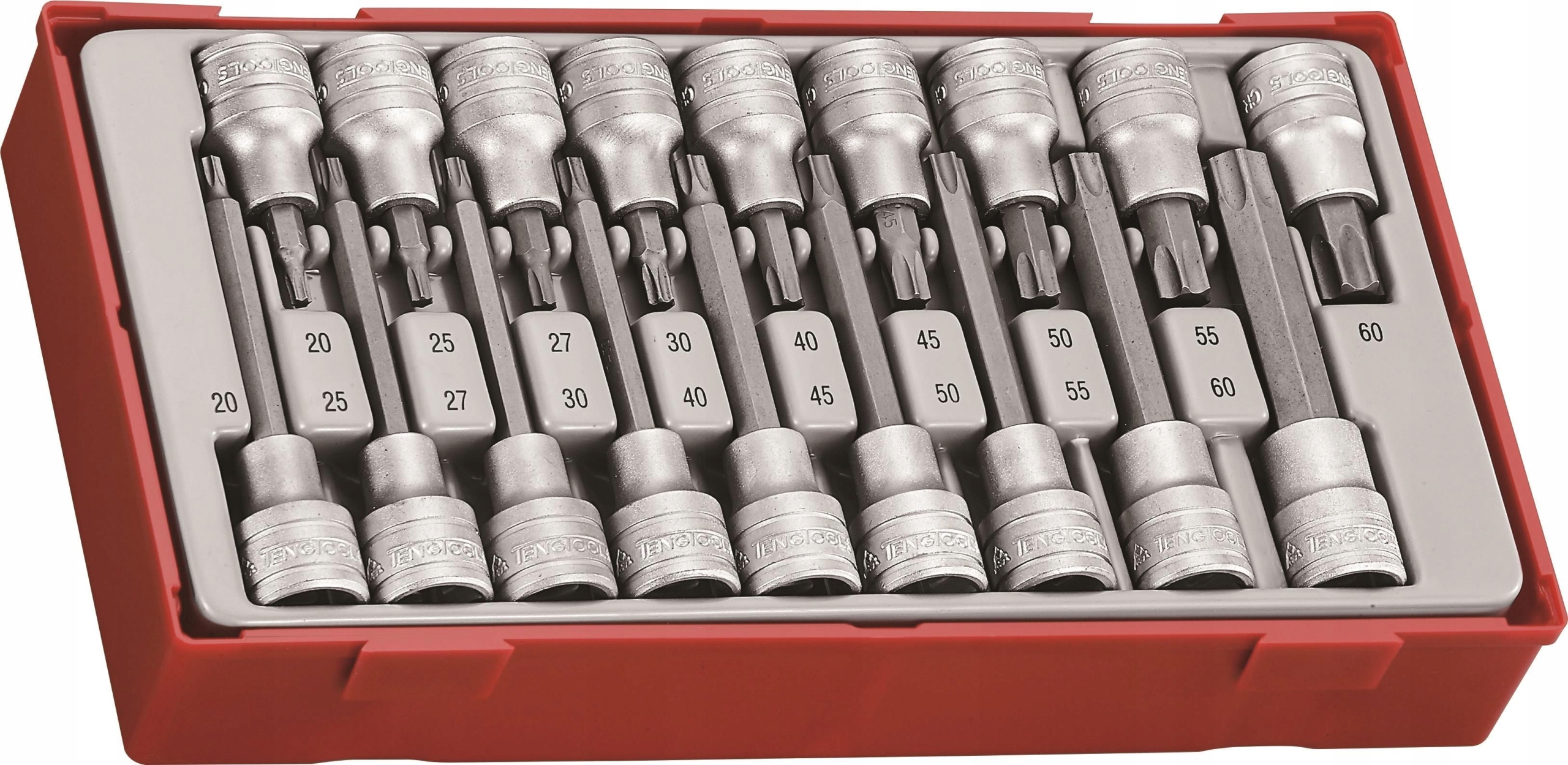 Sada 18 nástavcových hrotov Tx Teng Tools TTTX18