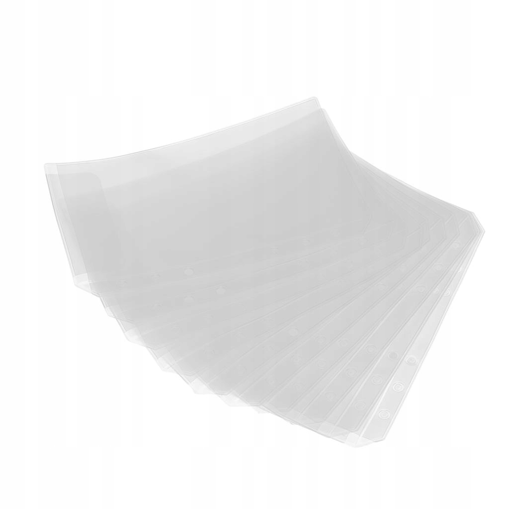 A6 Loose Leaf Notebook Binder Pockets PVC Collection Bag DIY Single