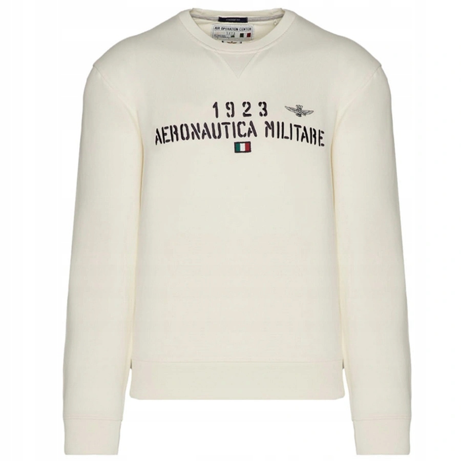 Mikina Aeronautica Militare 231FE1746F489 Krémová