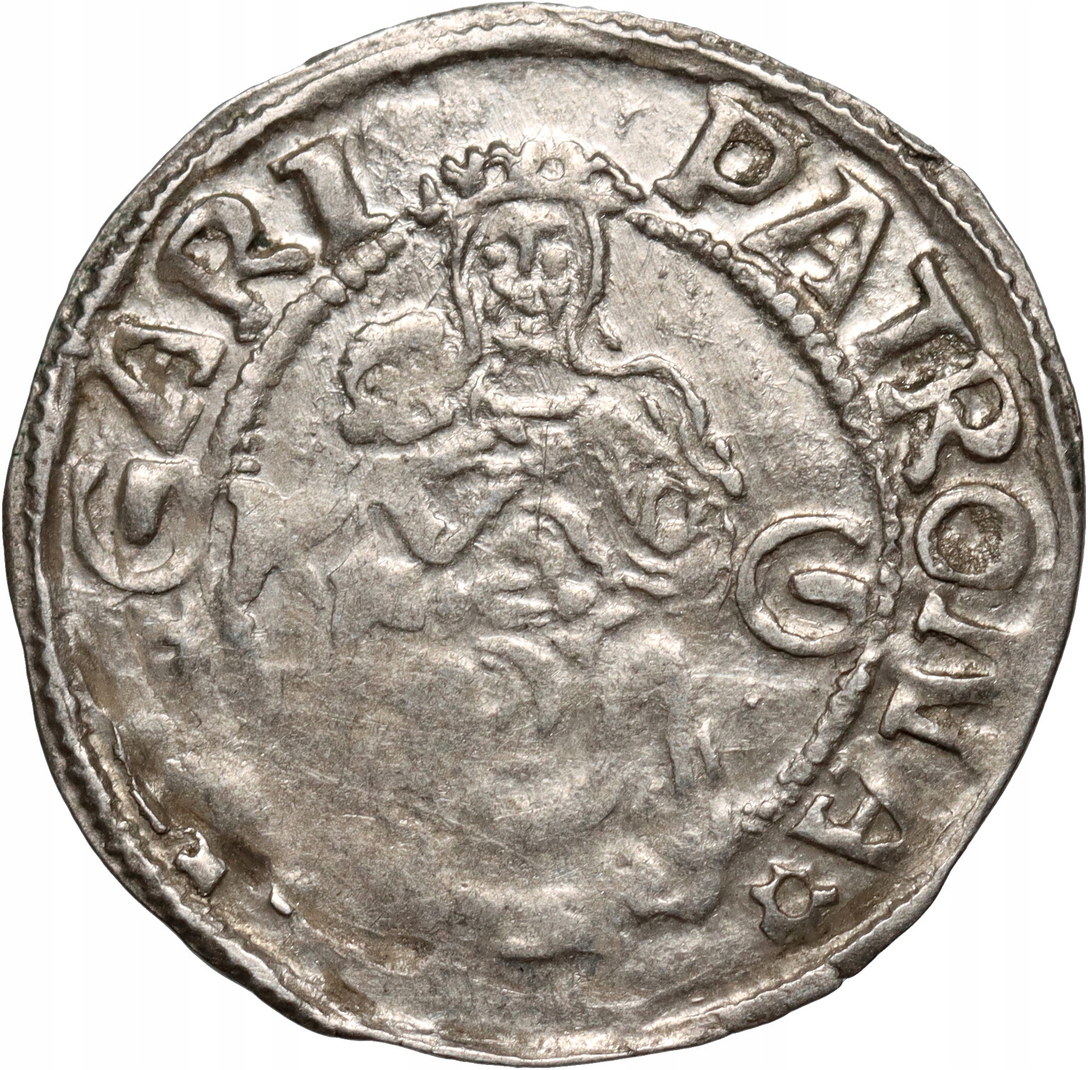 Węgry, Ludwik II Jagiellończyk, denar 1518 KG