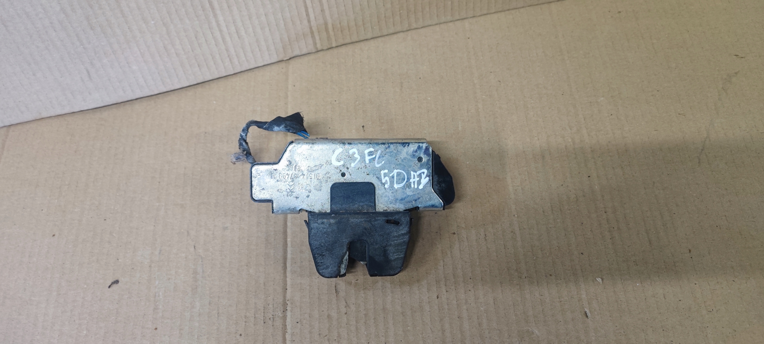 CITROEN C3 II LIFT 13-16r. lock bonnet boot rear part rear