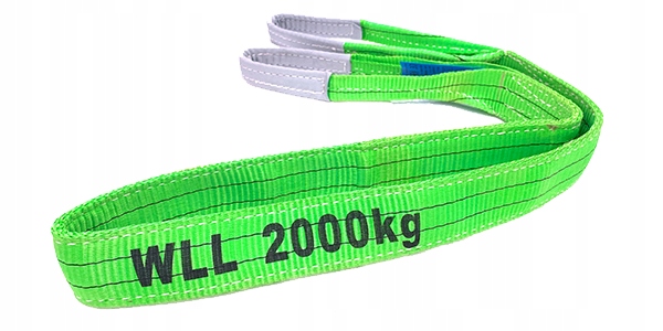 Zawiesie Pasowe 2t 1m Zawiesia Taśmowe Dźwigowe