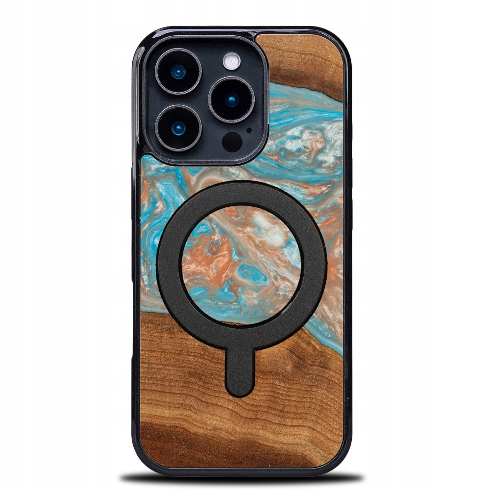 Pouzdro Bewood Unikátní pro iPhone 16 Pro Planety Saturn s MagSafe