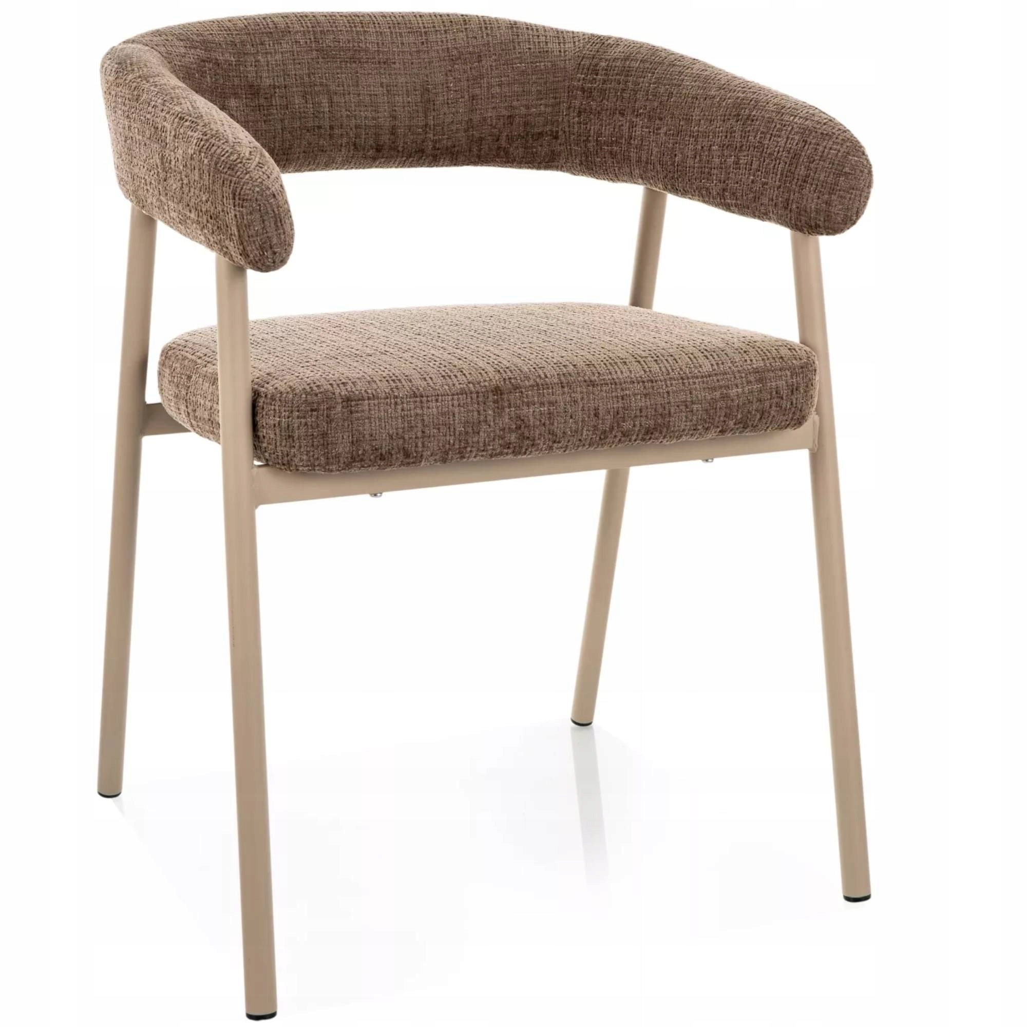 KRZESŁO DO JADALNI SALONU PROSTE KASZMIR/CAPPUCCINO JAPANDI KATANA SIGNAL