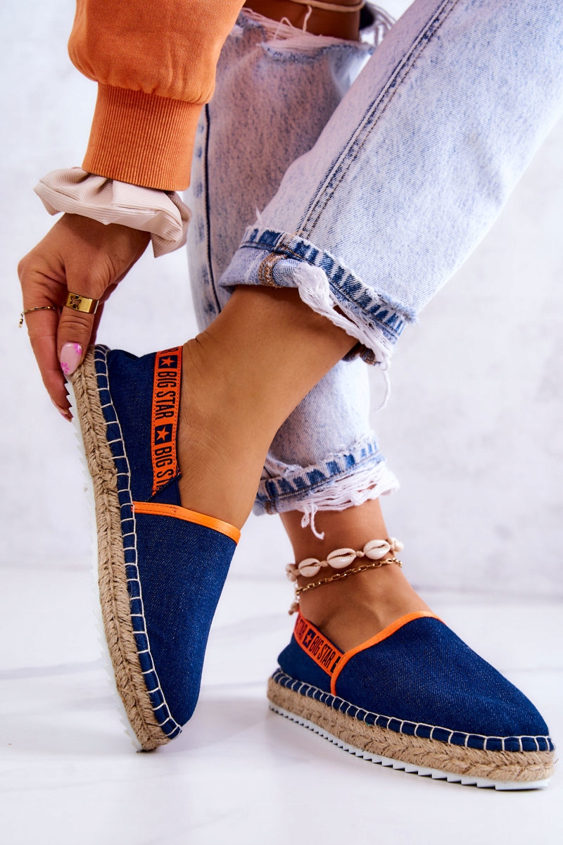 DAMSKIE ESPADRYLE BIG STAR JJ274877 GRANATOWE 39 Marka Big Star