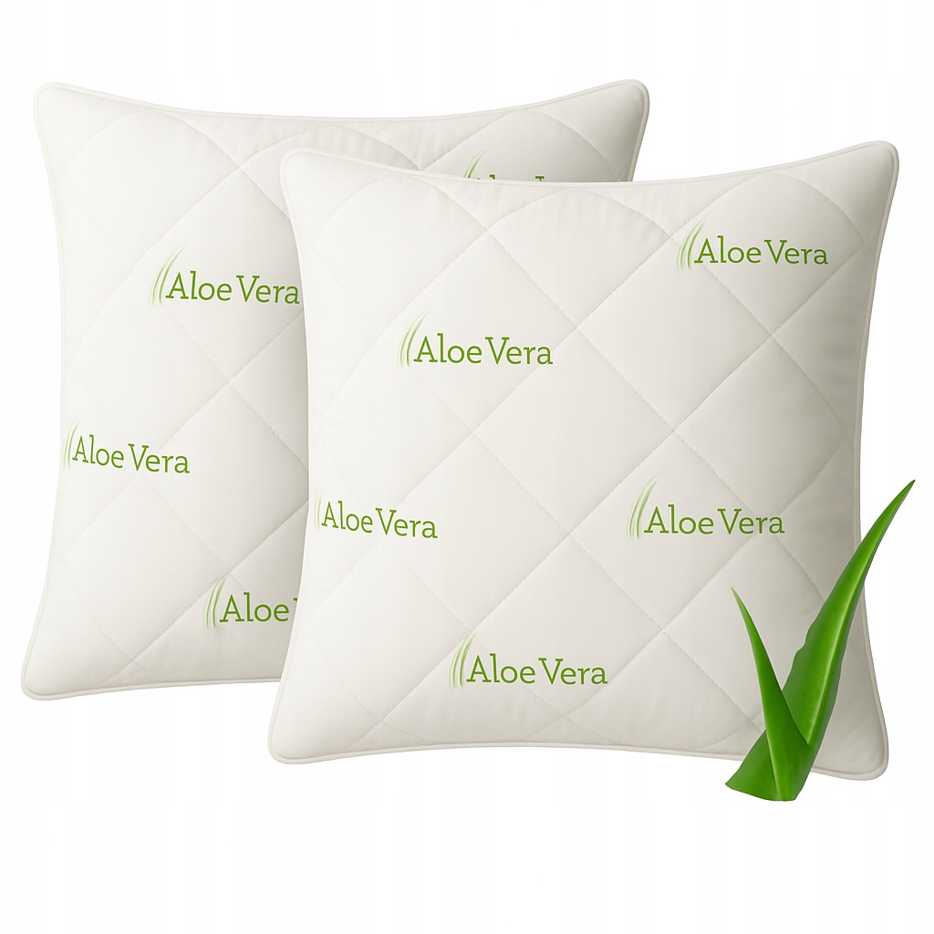 Antialergická sada polštářů aloe 2pack 70x80 polská prémiová kvalita