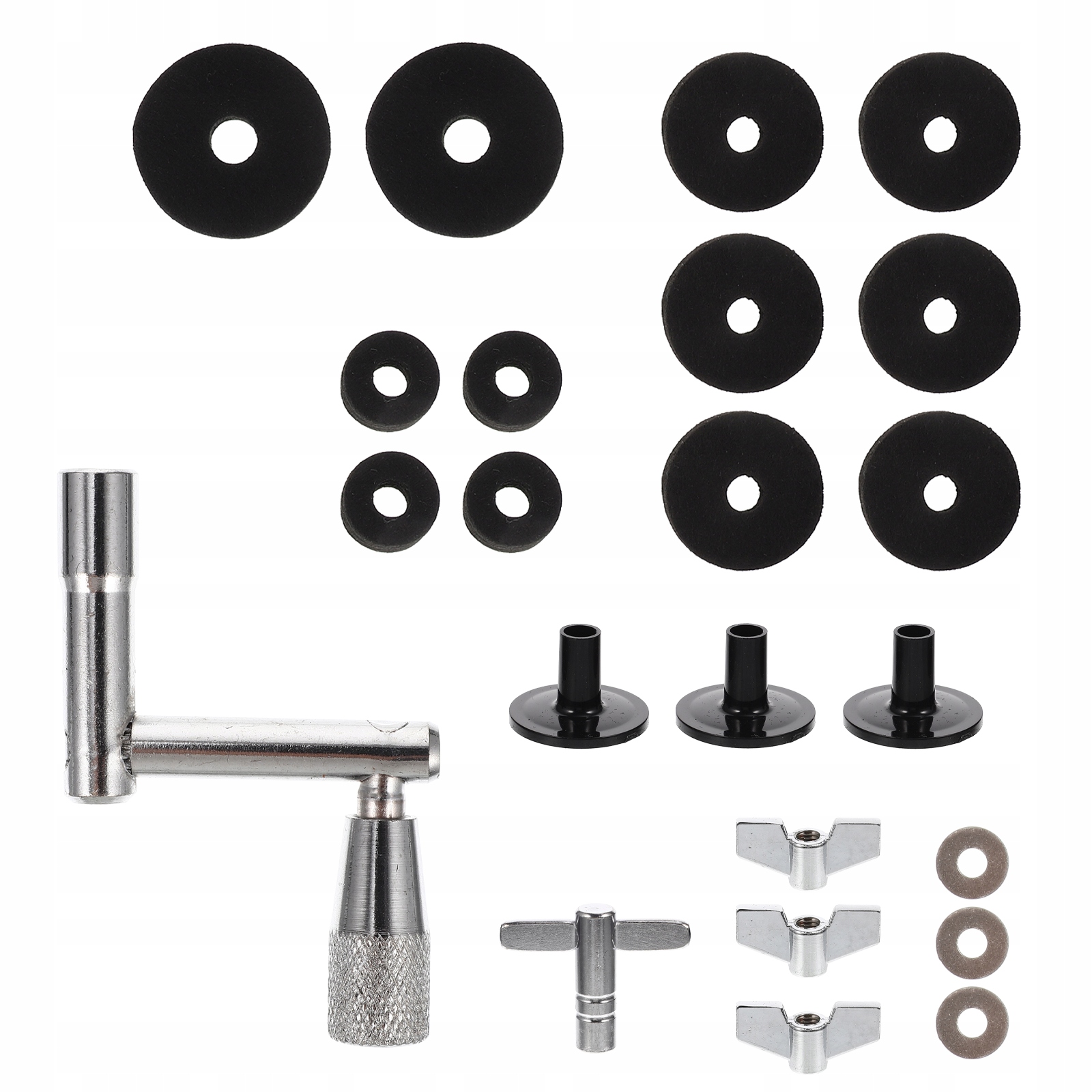 AKCESORIA DO KAPTUREK ZESTAW PERKUSYJNY PODKŁADKA FILCOWA DO TALERZY MAŁY STOJAK FILCOWE ZESTAW ELASTYCZNY