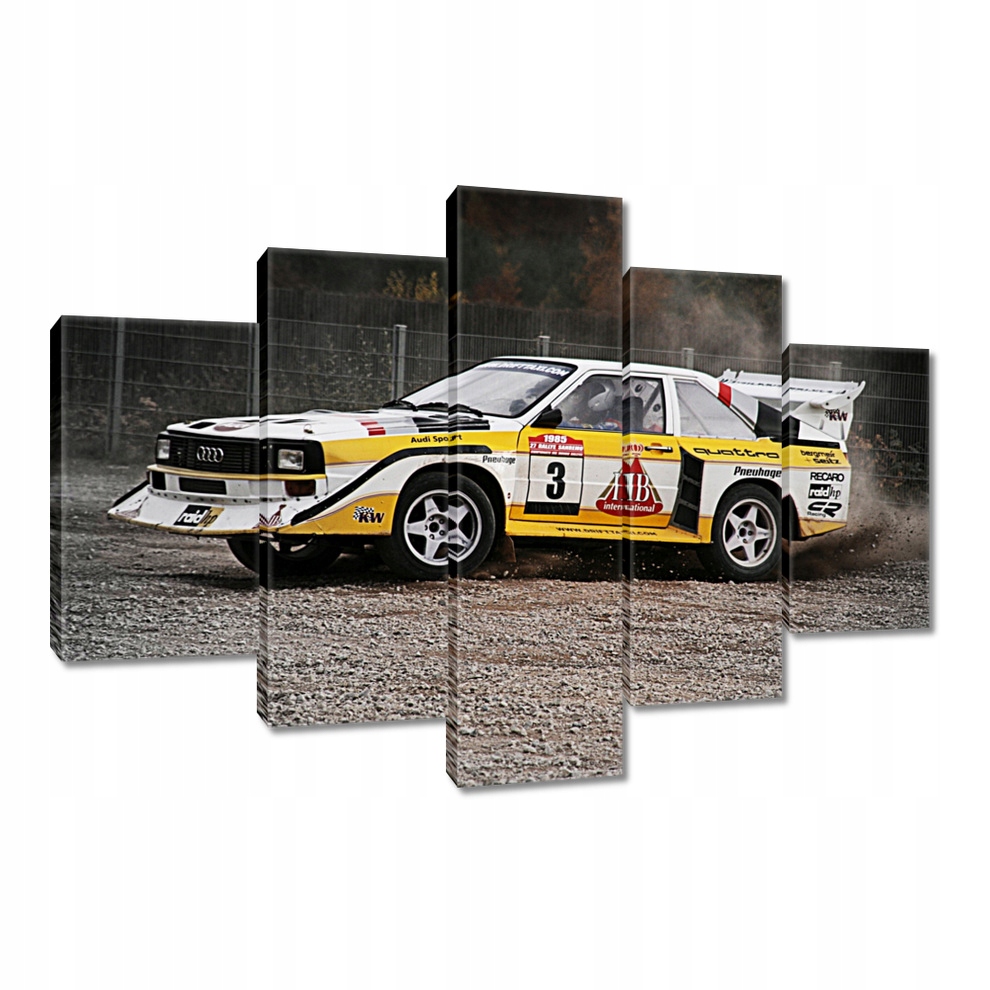 

Obraz 150x105 Audi Quattro Drift bokiem