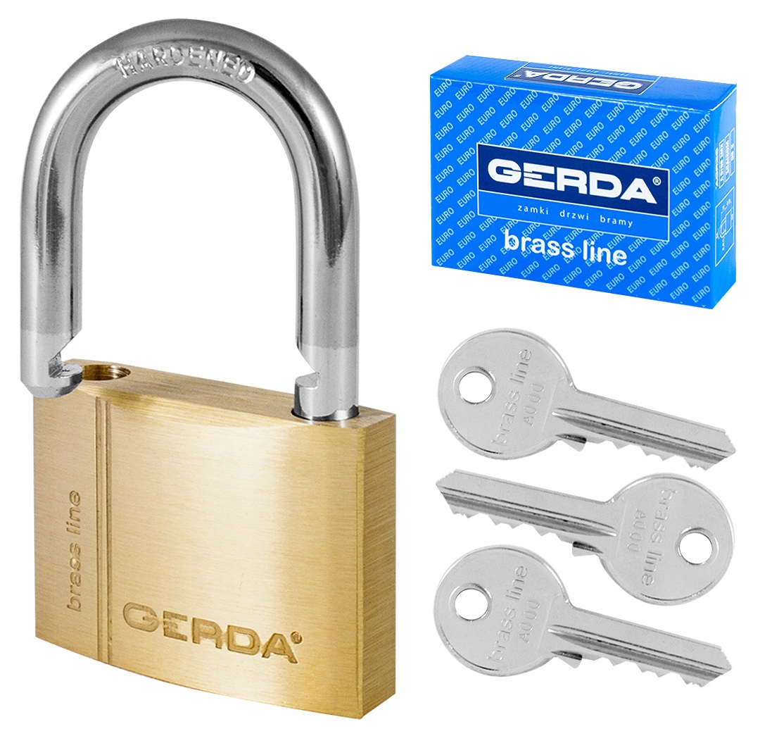 

Kłódka system jednego klucza A602 Gerda Kmz S60M