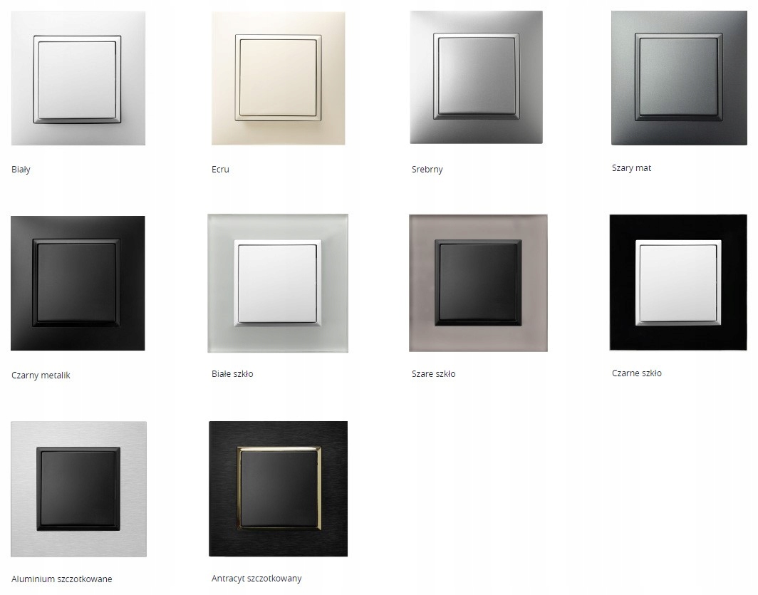 PRZYCISK ZWIERNY DZWONEK OSPEL ARIA BIAŁY Typ Klasyczny Podtynkowy