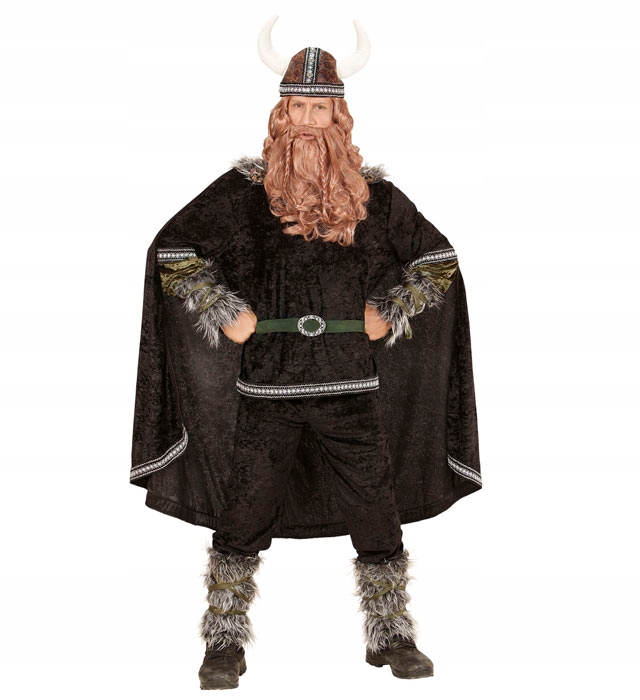 Kostým Viking Kostým Převlek Viking Kabát Kalhoty Pásek Rukávky XL
