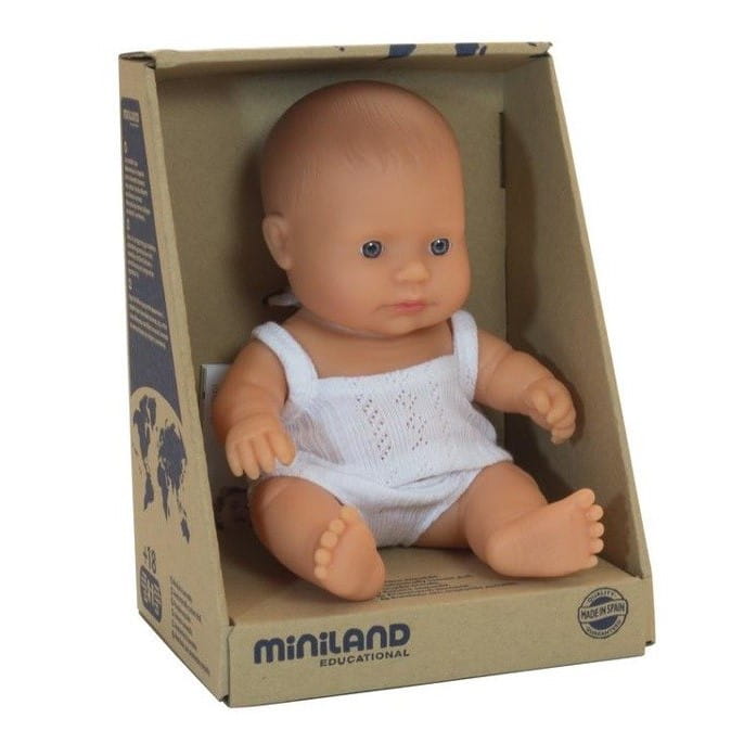 

Miniland Lalka bobas dziewczynka Europejka 21 cm