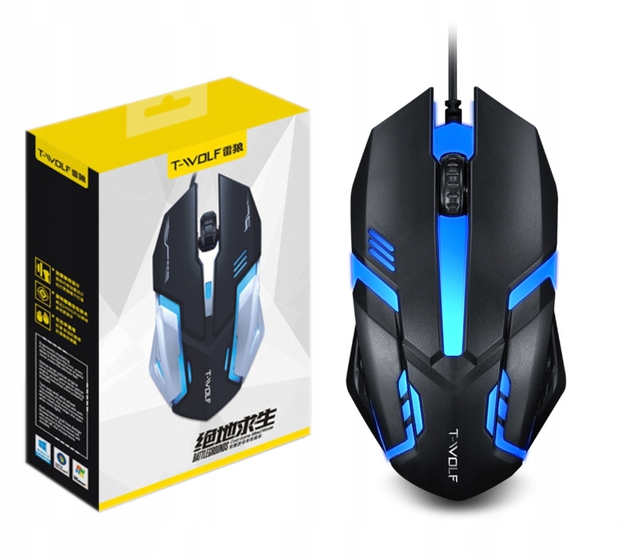 

Myszka Dla Graczy Gamingowa Led Rgb Tiger V10
