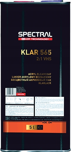

Spectral Klar 565 Vhs 2:1 Lakier Bezbarwny 7,5L