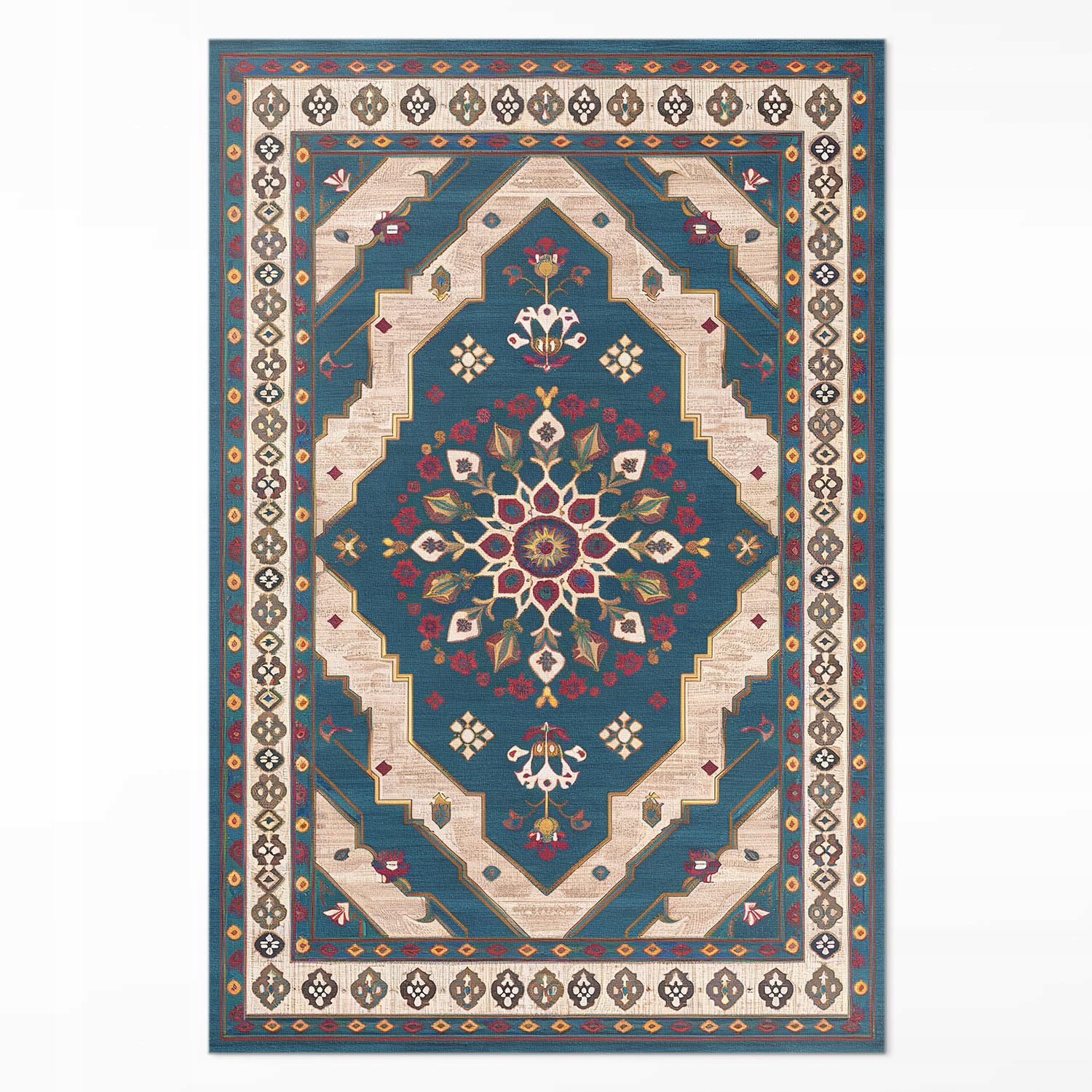 Vinylový koberec do kancelárie Rozmer: 100 x 150 cm Starý dekoratívny vintage vzor
