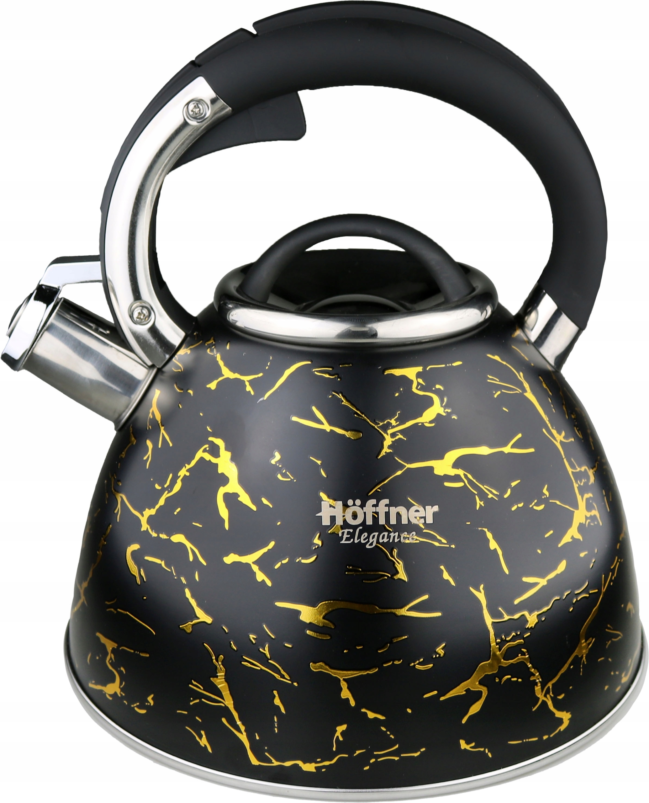 Ocelová Konvice S Píškálkou Z Nerezové Nerezová Ocel 3L Hoffner Elegance