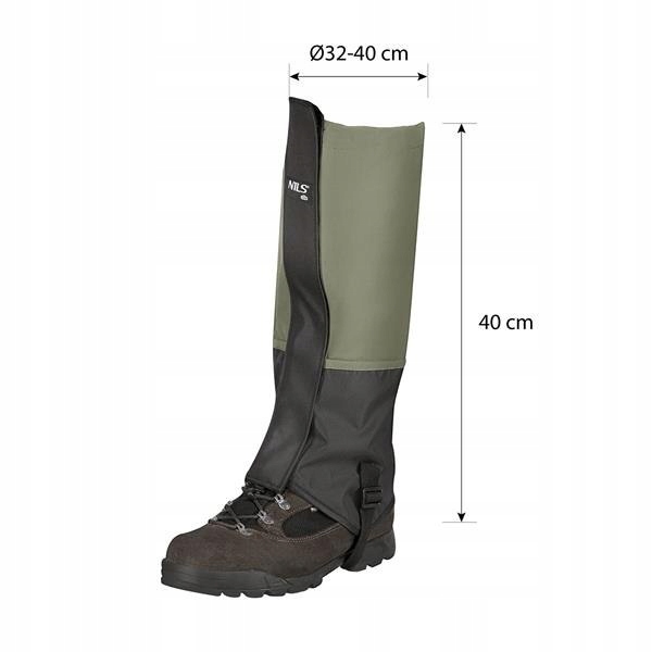 Stuptuty Ochraniacze Wodoodporne na Buty Zielone w Góry Trekkingowe Kolekcja nils