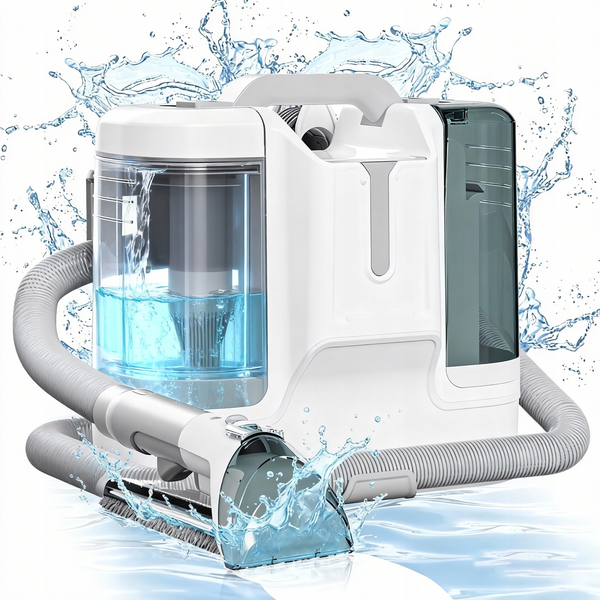 6v1 Vysavač Na Textil Malý Stříkací-sací Stroj 1800ML+600ML