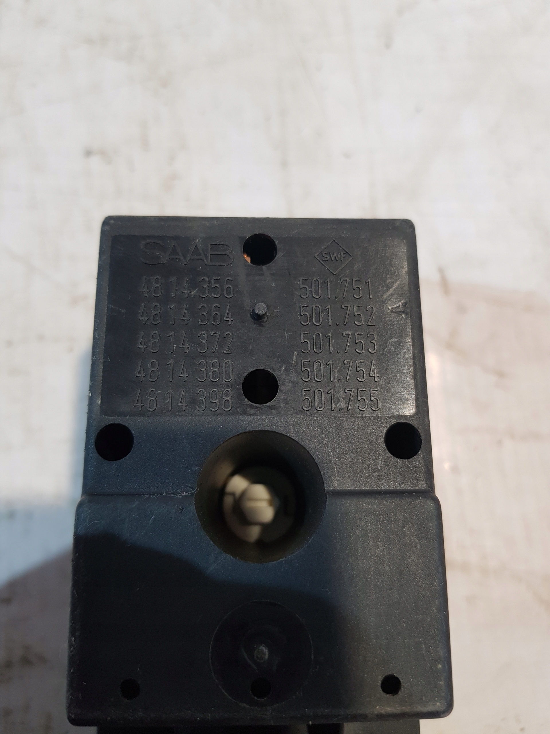 PANEL window control switch SAAB 9-3 4814356 501751