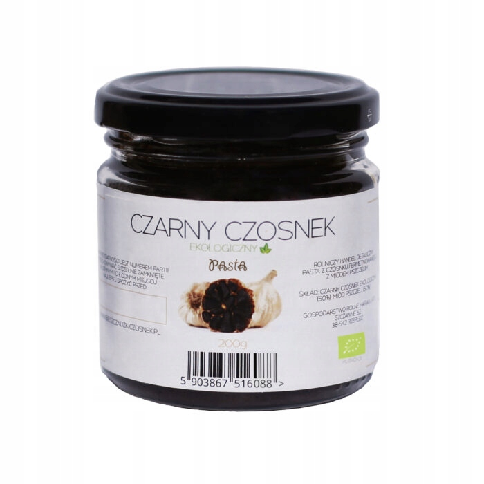 Черный чеснок польский ЭКО паста 100% - 200г