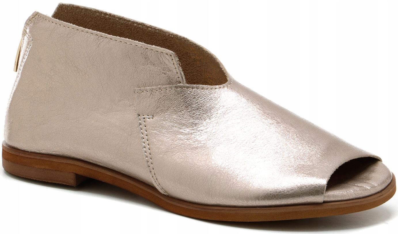 Exquisite Dámské Sandály 1222 vel. 36 Plochý Podpatek Z Kůže Dárek