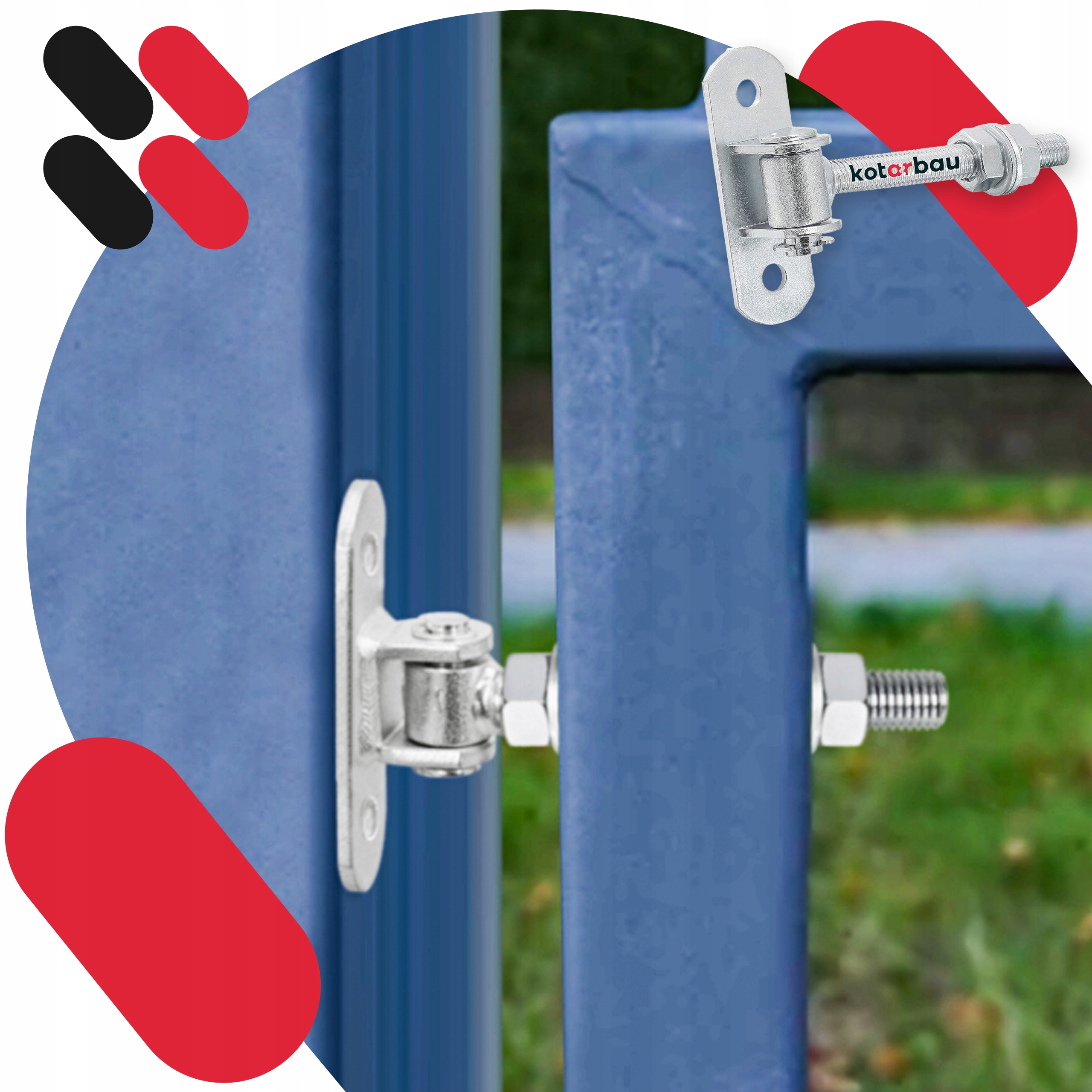2X ZAWIAS BRAMOWY WKRĘCANY REGULOWANY M12 FURTKI BRAMY 90x30 Z PODSTAWĄ Marka Kotarbau