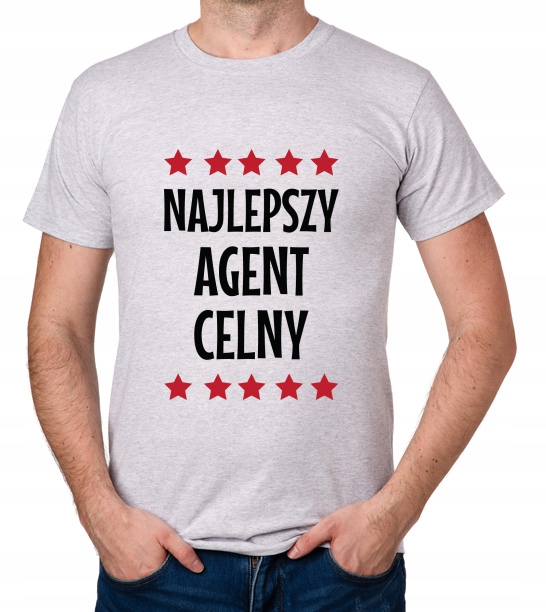 

koszulka Najlepszy Agent Celny prezent