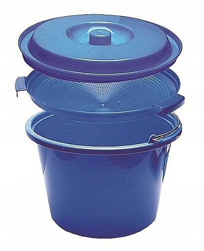 

Wiadro do zanęt z pokrywą i sitem 18L Jaxon RH-175