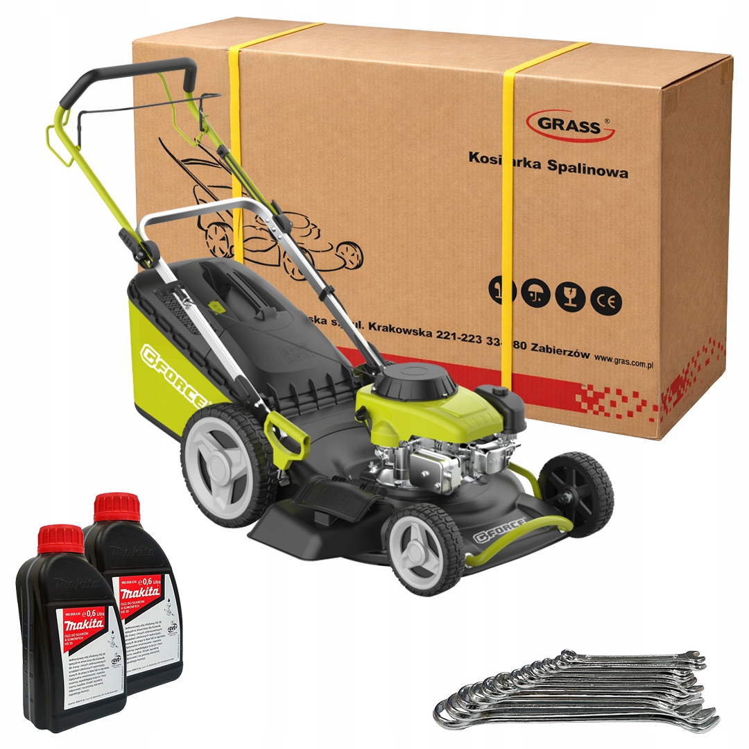 G-force Kosiarka spalinowa z napędem XSZ53F Loncin 224 53cm 70L 2x Olej