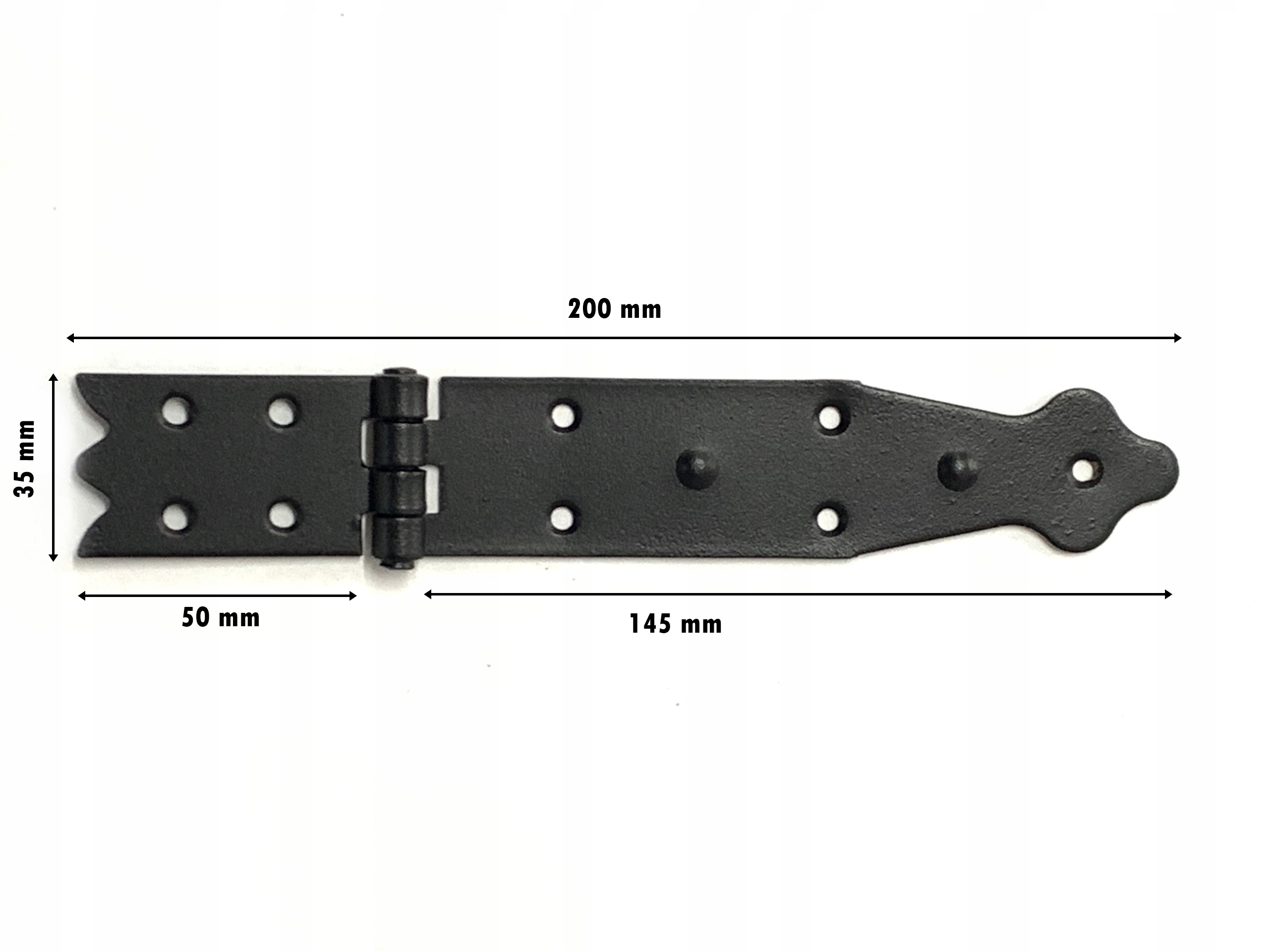 ZAWIAS OZDOBNY KUTY SKRZYNIOWY DO DOMKÓW 50/150/35 EAN (GTIN) 5904473724270