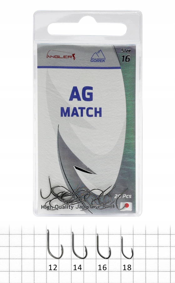 Górek Haki Ag Match Rozmiar 16 20 szt