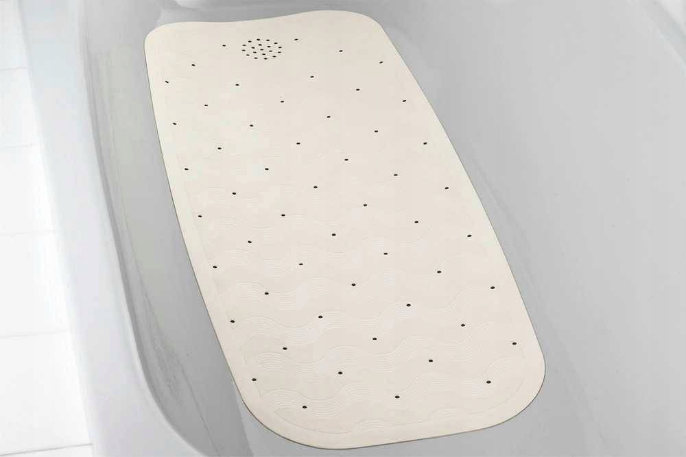 MATA DO WANNY ANTYPOŚLIZGOWA kauczukowa NATURAL, 90x37 CM, WENKO Marka Wenko