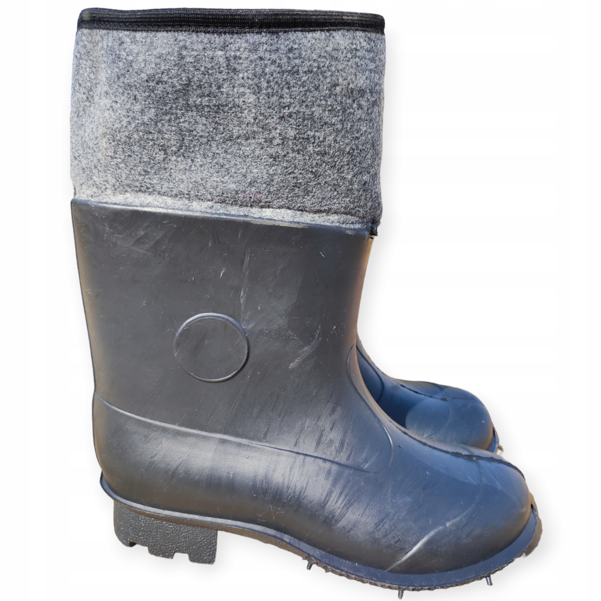 GUMOFILCE KALOSZE Z FILCEM DO PRAC GOSPODARCZYCYCH ROLNICZYCH PRAC ZIEMNYCH Długość wkładki 26 cm