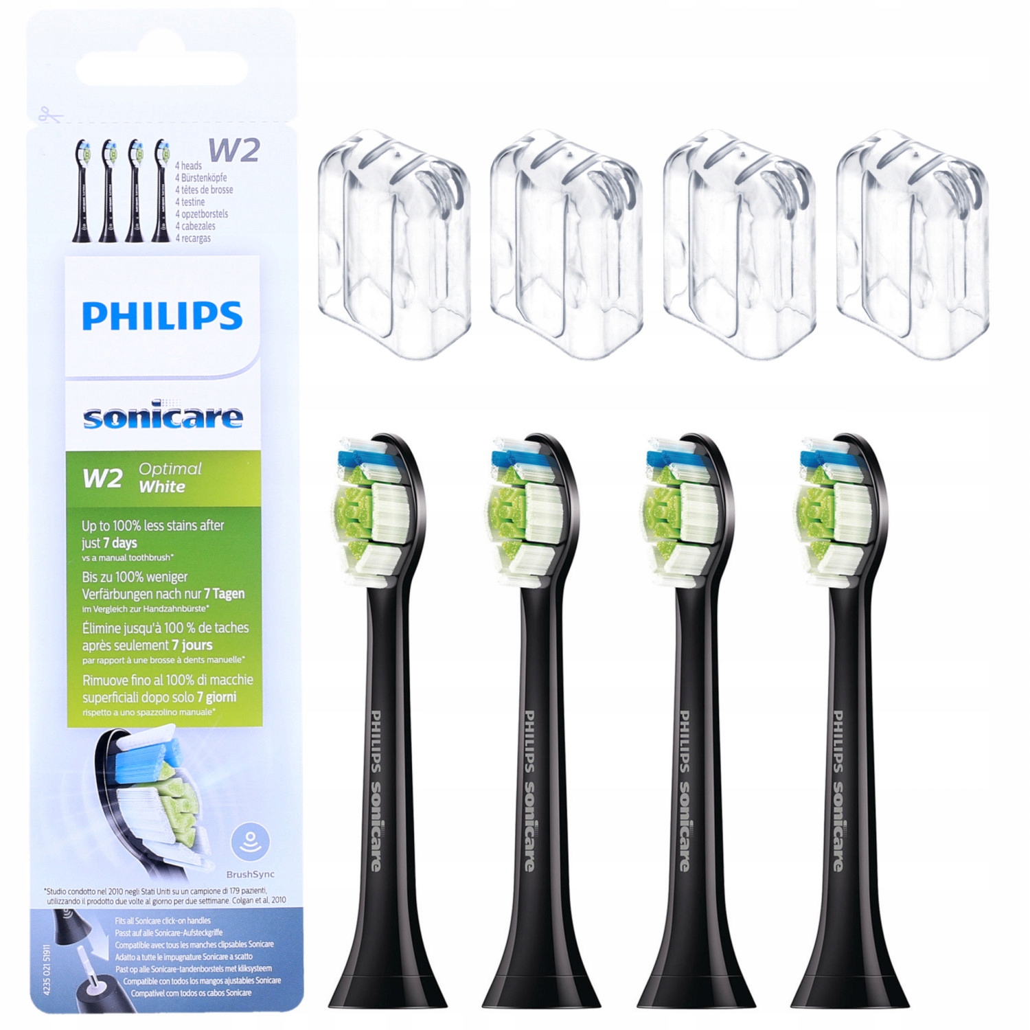 

4x Końcówki Philips Sonicare Diamond Clean HX6064